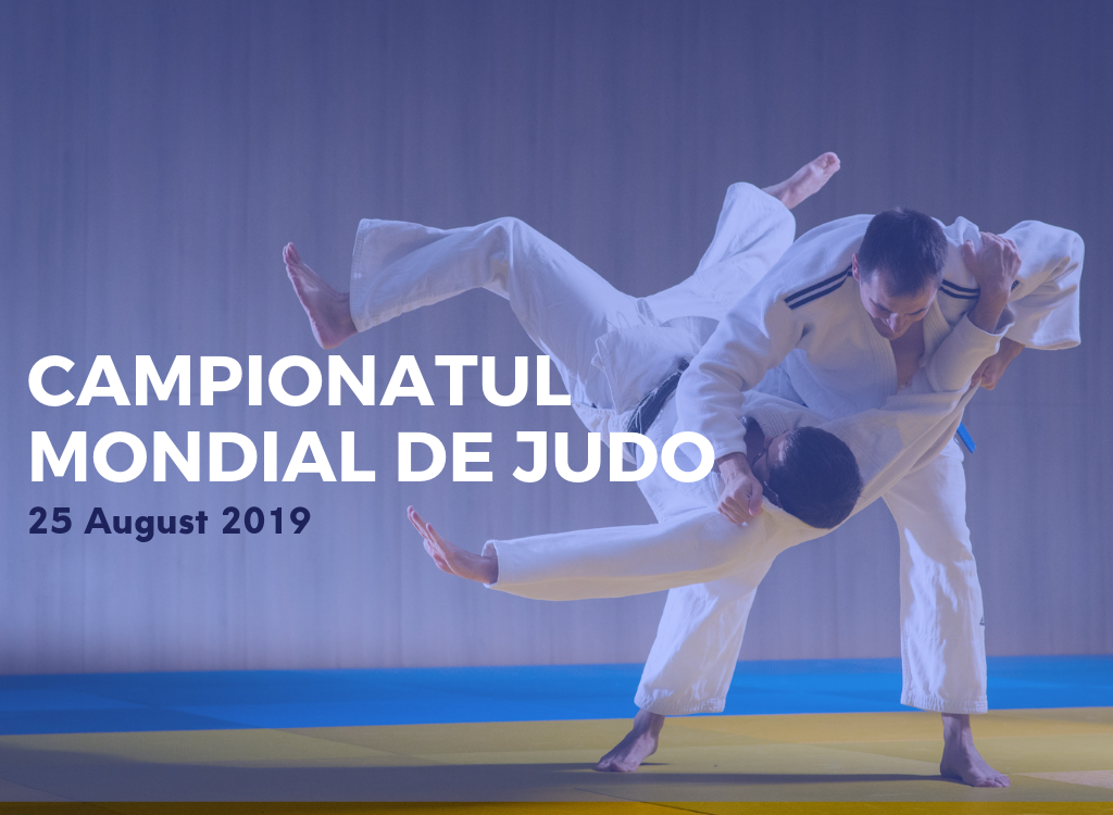 Poză cu judoka în luptă