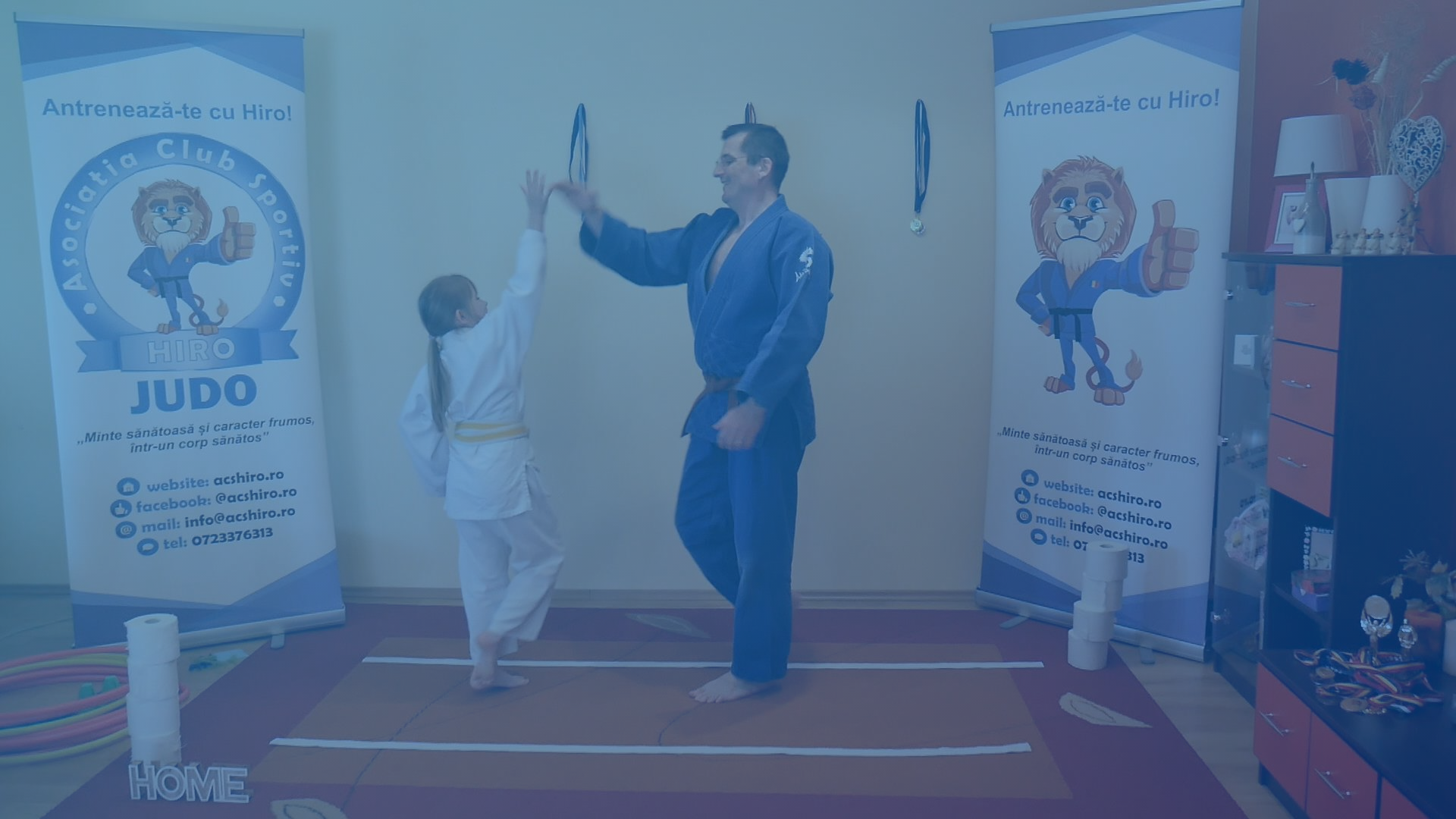Antrenamente de judo online pentru copii